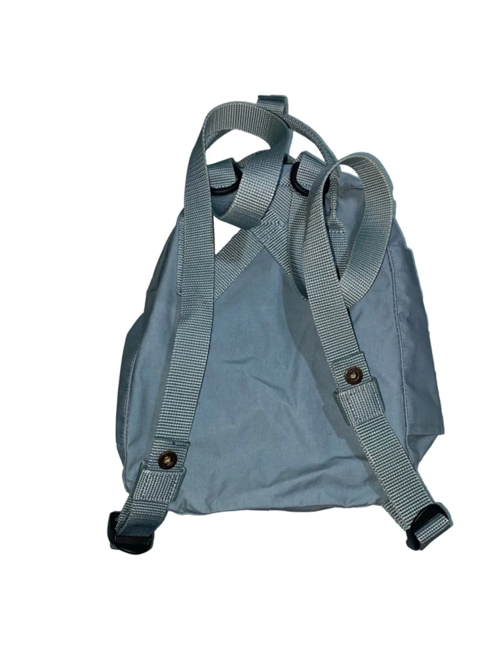 Women's Fjällräven Kånken Small Backpack Slate Blue and Red